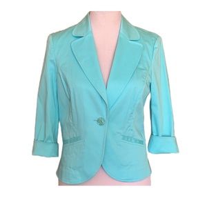 Caslon 3/4 Sleeve Blazer Jacket Size M